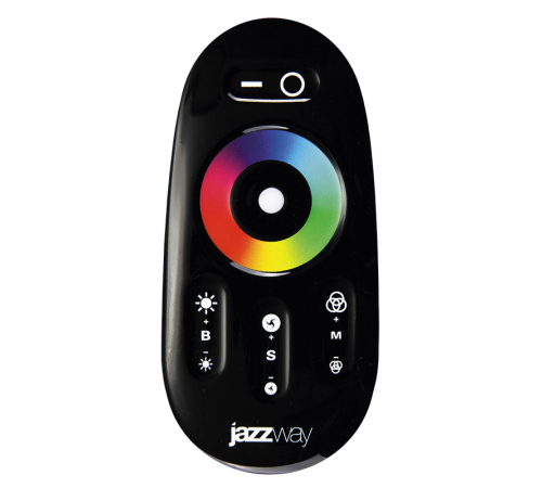 Контроллер для светодиодной ленты LED RGB PRC-4000RF 216/432Вт 12/24В IP20 черный  1019295  Jazzway