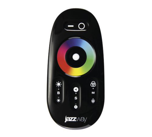 Контроллер для светодиодной ленты LED RGB PRC-4000RF 216/432Вт 12/24В IP20 черный  1019295  Jazzway