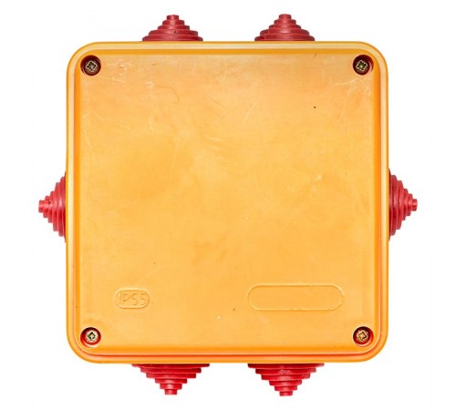 Коробка огнестойкая E90 100х100х50мм, с клеммником 6 полюсов 1,5-6 мм2 IP55  plc-kmrf-100-6-06  EKF