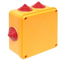 Коробка огнестойкая E90 100х100х50мм, с клеммником 6 полюсов 1,5-6 мм2 IP55  plc-kmrf-100-6-06  EKF