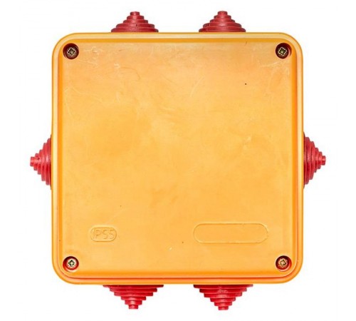 Коробка огнестойкая E90 100х100х50мм, с клеммником 6 полюсов 1,5-6 мм2 IP55  plc-kmrf-100-6-06  EKF