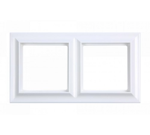 Рамка 2-поста; Eco Profi  Standart; термопласт; белый  EPS482WW  Jung