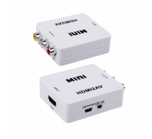 Конвертер HDMI на 3 RCA, пластик, белый  17-6931  REXANT