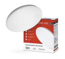 Светильник светодиодный серии DECO 18Вт 230В 6500К 1170лм 230х55мм НОЧНОЕ НЕБО  4690612033495  IN HOME