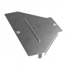 Крышка переходника симметричного Стандарт INOX (AISI 304) 400х150  PR16.5975  Промрукав