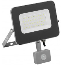 Прожектор светодиодный СДО 07-30Д 30Вт 6500К IP44 серый с ДД  LPDO702-30-K03  IEK