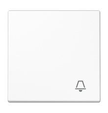 Клавиша для  выключателя с символом "звонок"; белая  LS990KWW  Jung