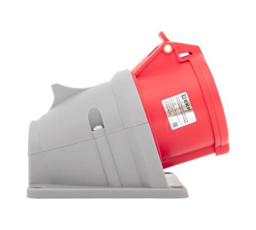 Розетка стационарная наружная 125 3Р+РЕ+N 32А 380В IP44 EKF PROXIMA  ps-125-32-380-PRO  EKF