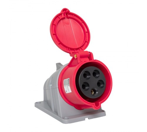 Розетка стационарная наружная 125 3Р+РЕ+N 32А 380В IP44 EKF PROXIMA  ps-125-32-380-PRO  EKF