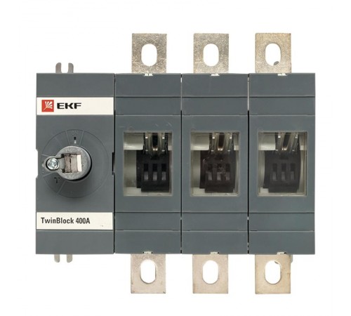 Рубильник 400A 3P без рукоятки управления TwinBlock  tb-s-400-3p  EKF