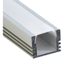 Профиль алюминиевый для светодиодной ленты PAL 1612 накладной анодированный IP20 2м  1009647  Jazzway