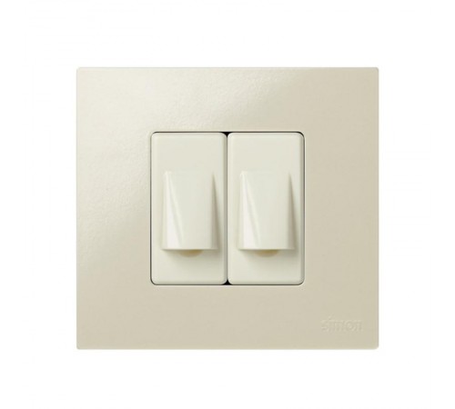 Simon 27 Кабельный вывод с фиксатором для кабеля, узкий модуль, S27, слоновая кость  27801-31  Simon