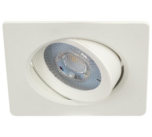 Светильник светодиодный встраиваемый KL LED 21A-5 3K WH LED квадратный поворотн. LED SMD 5W 3000K белый  Б0037034  ЭРА