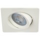 Светильник светодиодный встраиваемый KL LED 21A-5 3K WH LED квадратный поворотн. LED SMD 5W 3000K белый  Б0037034  ЭРА