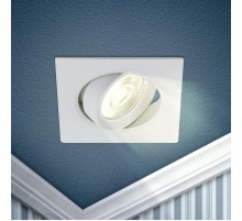 Светильник светодиодный встраиваемый KL LED 21A-5 3K WH LED квадратный поворотн. LED SMD 5W 3000K белый  Б0037034  ЭРА