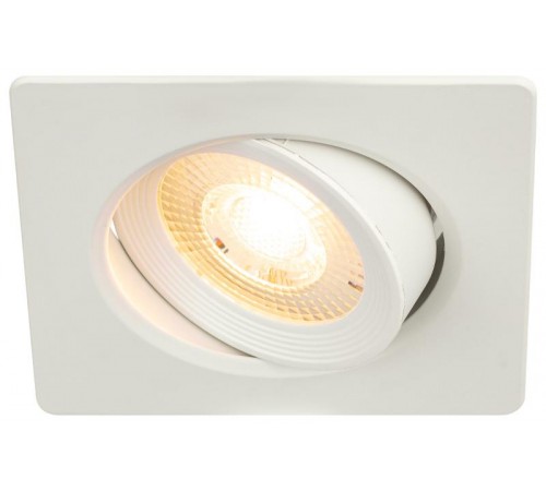 Светильник светодиодный встраиваемый KL LED 21A-5 3K WH LED квадратный поворотн. LED SMD 5W 3000K белый  Б0037034  ЭРА