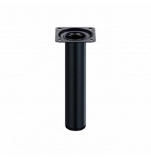 Ножка металл.круглая, нерегулир, D30х150мм, черная - накл.   151281  Tech-KREP