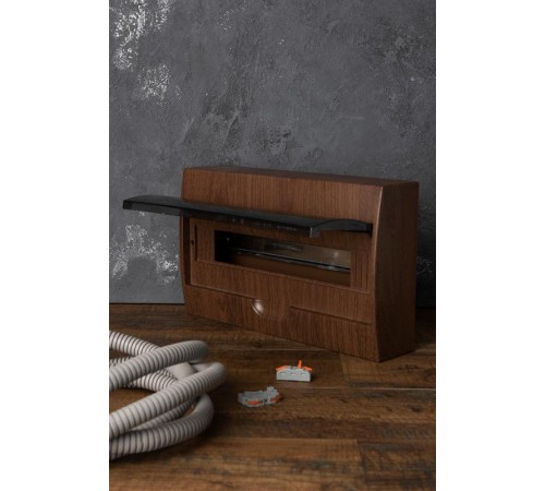 Щит распределительный навесной ЩРН-П-18 темное дерево IP41 EKF PROxima  pb40-n-18-dark  EKF