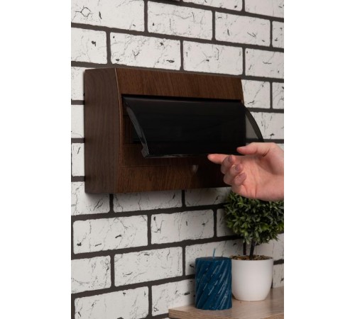 Щит распределительный навесной ЩРН-П-18 темное дерево IP41 EKF PROxima  pb40-n-18-dark  EKF