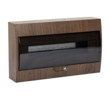 Щит распределительный навесной ЩРН-П-18 темное дерево IP41 EKF PROxima  pb40-n-18-dark  EKF
