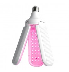 Лампа светодиодная 3-х лепестковая, (30W) 230V E27, красно-синий спектр LB-7000  48444  FERON