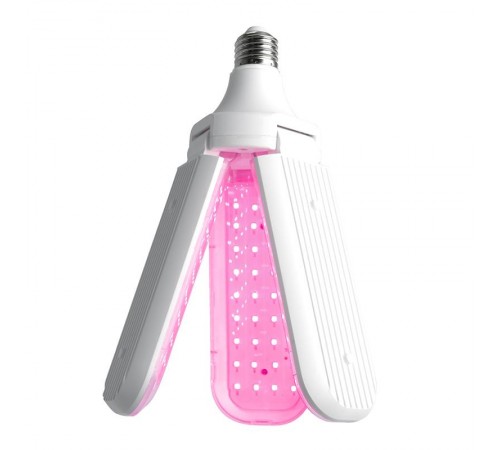 Лампа светодиодная 3-х лепестковая, (30W) 230V E27, красно-синий спектр LB-7000  48444  FERON