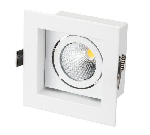 Светильник CL-KARDAN-S102x102-9W Warm (WH, 38 deg)  024137  Arlight