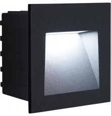 Светильник светодиодный встраиваемый тротуарный LN013 3W 4000K, IP65, черный  41161  Feron