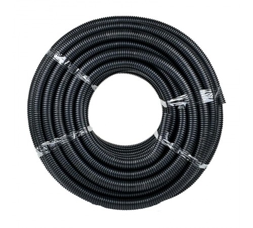 Труба гофр. FRHF с зондом d32мм (50м) черная Plast EKF PROxima  FRHF-32  EKF