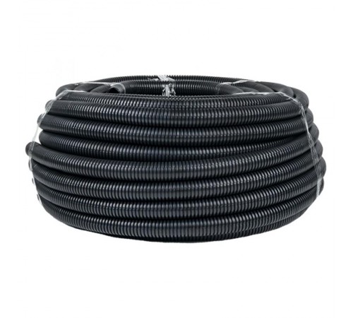 Труба гофр. FRHF с зондом d32мм (50м) черная Plast EKF PROxima  FRHF-32  EKF