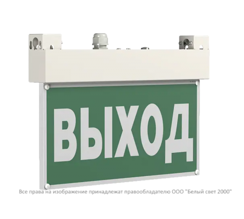 Световой указатель аварийного освещения BS-VIALANT-10-S1-ELON  a17040  Белый свет