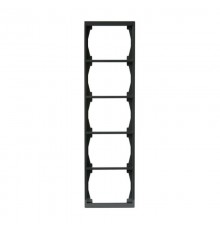 Рамка 5-постовая, 100мм серия Impressivo, антрацит  1725F100-81   2TKA000428G1  ABB