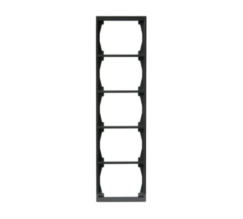 Рамка 5-постовая, 100мм серия Impressivo, антрацит  1725F100-81   2TKA000428G1  ABB