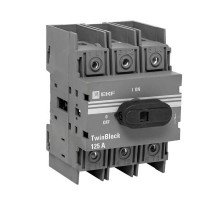 Рубильник 125A 3P c рукояткой управления для прямой установки TwinBlock  tb-125-3p-f  EKF