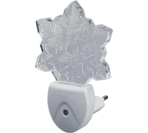 Светильник-ночник NNL LED 93 127 NNL-SNR04 Снежинка с фотореле 230В  93127  Navigator