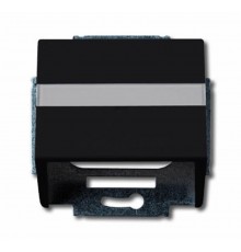 Плата центр. (корпус) с суппортом для комм. разъёмов и цоколей DCS, серия solo/future, цвет чёрный  1724-0-4253   2CKA001724A4253  ABB