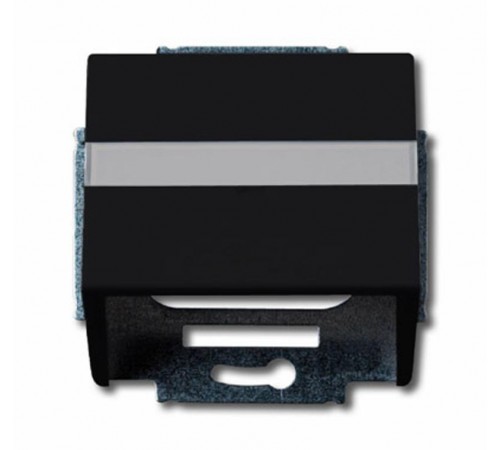 Плата центр. (корпус) с суппортом для комм. разъёмов и цоколей DCS, серия solo/future, цвет чёрный  1724-0-4253   2CKA001724A4253  ABB