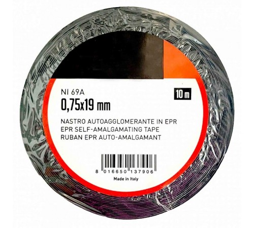 Самослипающаяся резиновая лента толщиной 0,75X19 10M Черная  2NI69A  DKC