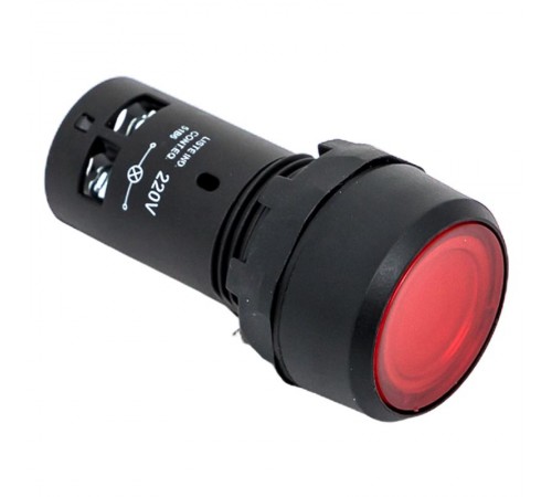 Кнопка SW2C-10D с подсветкой красная NO EKF PROxima  sw2c-md-r  EKF