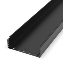 Лоток неперфорированный Стандарт 300х100х3000 (0,8 мм) RAL 9005 (6 м/уп)  PR16.9952  Промрукав