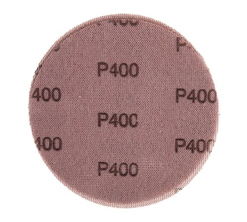 Диск шлифовальный на сетчатой основе 125 мм, Р400, 5 шт  KR-90-0047  Kranz