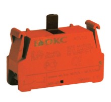 Контактный блок с клеммным безвинтовым зажимом нормально-замкнутый  ACV01  DKC