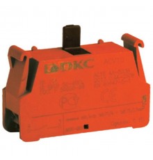 Контактный блок с клеммным безвинтовым зажимом нормально-замкнутый  ACV01  DKC