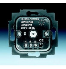 Механизм светорегулятора для ламп накаливания и НВ галогенных ламп с электронным трансформатором, 40-420 Вт/ВА  6513-0-0586   2CKA006513A0586  ABB