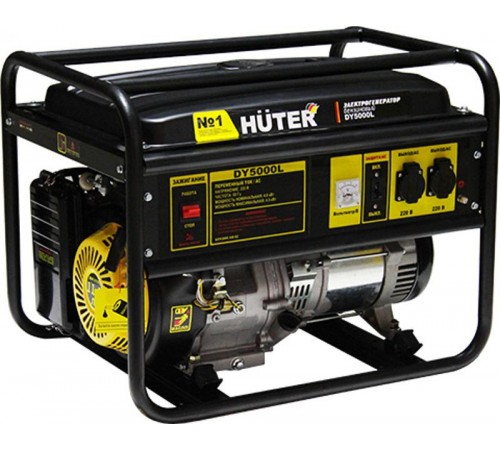 Электрогенератор DY5000L   64/1/5  HUTER