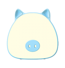 Светильник ночник настольный Qplus GTL703 5W 200lm 2700-6000K 5V Li-ion 1200mA голубой диммируемый LED 1/10/30  NN7036  Gauss