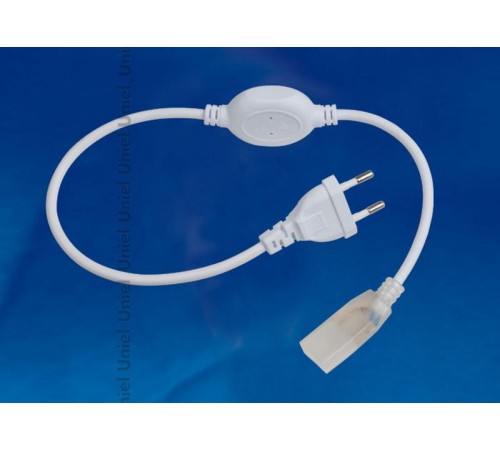 Провод электрический для подключения монохромных LED лент UCX-Q220 SP2/A67-NNN WHITE 1 STICKER ULS-3528/2835 220В. 7х10мм.  10967  Volpe