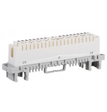 Плинт размык., 10 пар аналог Krone, марк. 1-0, на штангу  PL10P-DIS01-1  ITK