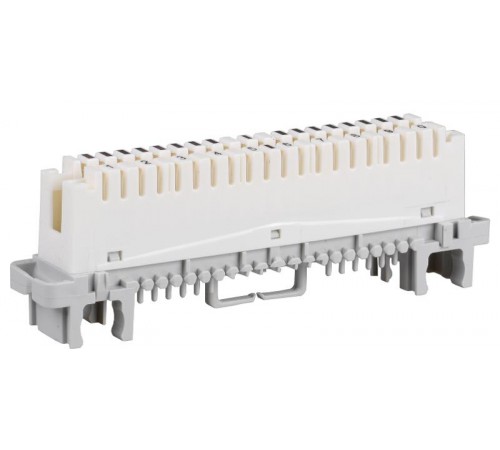 Плинт размык., 10 пар аналог Krone, марк. 1-0, на штангу  PL10P-DIS01-1  ITK