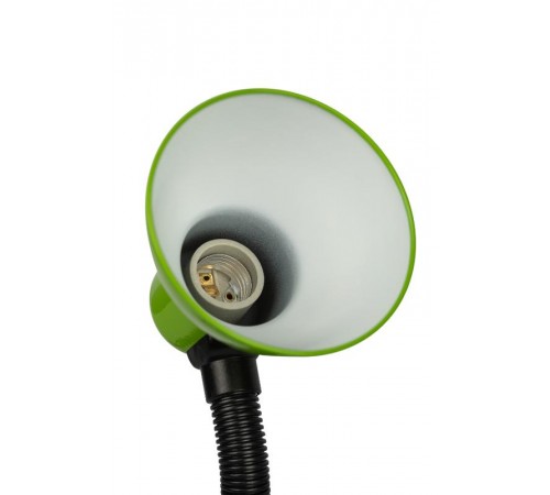 Настольный светильник N-212-Е27-40W-GR на прищепке зелёный  Б0058670  ЭРА